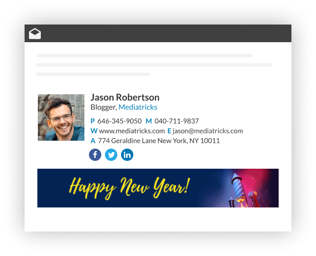 Add A Free Holiday Email Signature Wisestamp